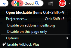 AdBlock Plus Addon Launch