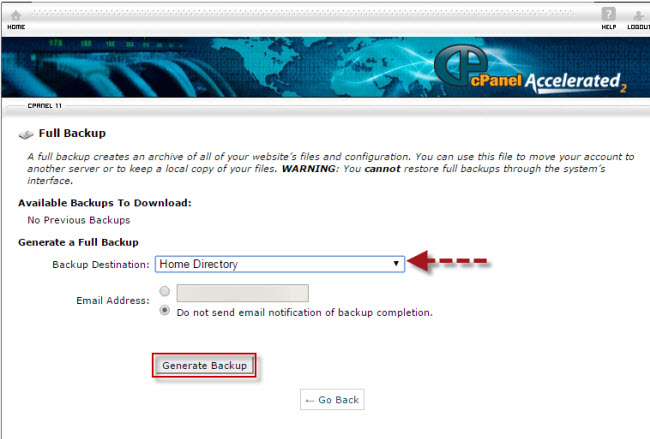 cPanel to cPanel account transfer from another hosting provider | Sitevalley.com